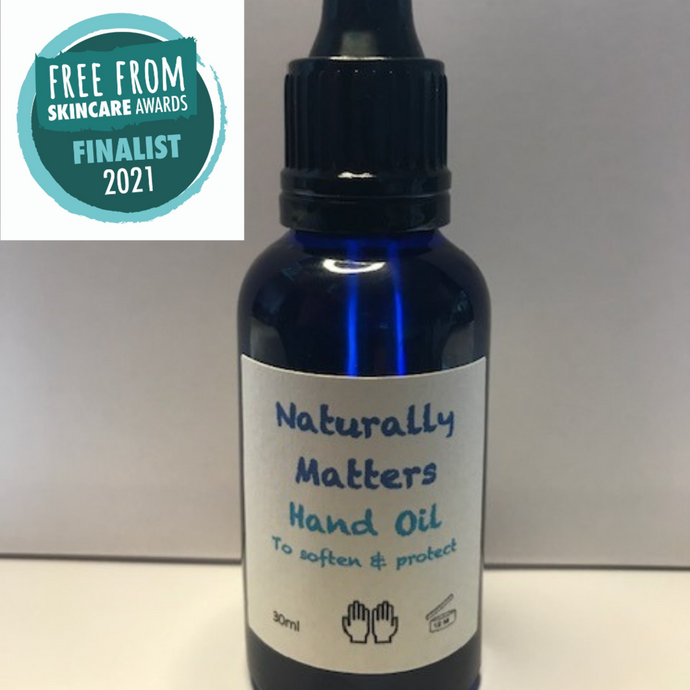 Protection for hands during the winter months - hand oil