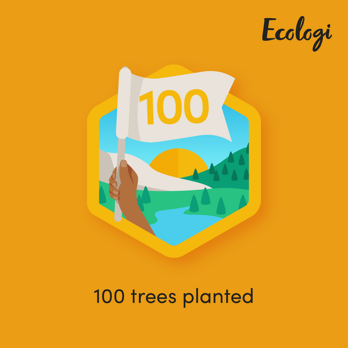 We planted 100 trees in 2023