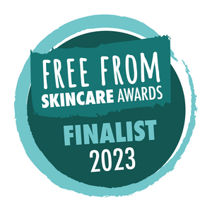 Delighted to be a finalist at the Free from Skincare awards 2023.