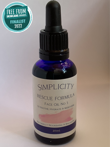 Simplicity Face Oil No.3 - to Soothe, Hydrate & Moisturise
