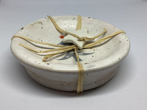Soap Matters Dish White with Christmas tree Small designer soap dish