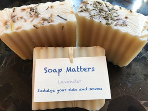 Natural lavender soap
