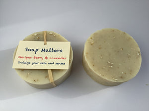 Juniper Berry and Lavender natural soap